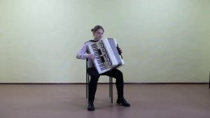 Калачева Мария (аккордеон)Ю.Гаврилов "Белка в колесе"