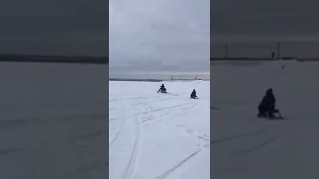 Мини снегоход Хаски покатушки смотреть онлайн