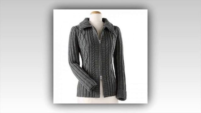 Вязаные кардиганы и жакеты на молнии. Knitted cardigans and jackets with zippers.
