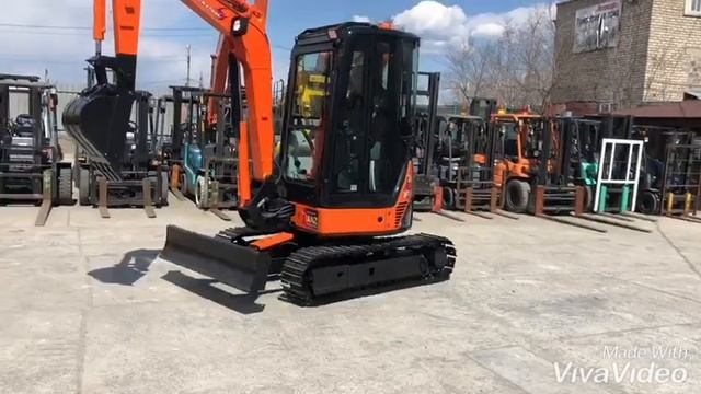 Проверка мини экскаватора Hitachi ZX30U, 2014 года выпуска. смотреть онлайн