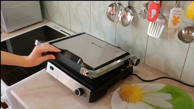 Приготовление шаурмы в электрогриле KITFORT KT-1602
