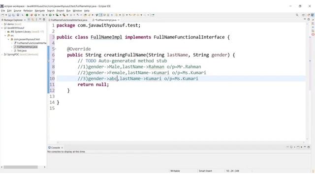 Lambda Expression in Java | Lambda Expression in Real Time Project | Lamda Expression Tutorials Jav