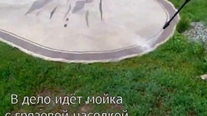 Стирка ковра авто мойкой в домашних условиях.