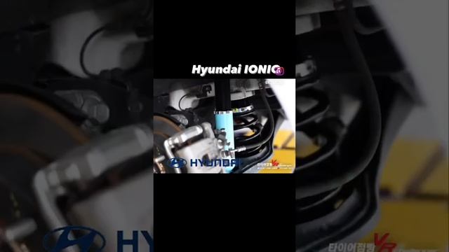 Hyundai IONIQ installed KT suspension.