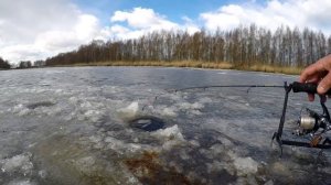 ? Половил мелкую плотву на канале на подледный фидер. Рыбалка на зимний фидер