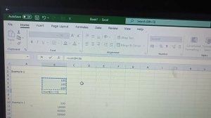 excel SUM formula