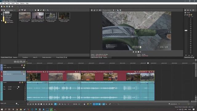 Как выровнять звук в Сони Вегас (Vegas Pro)