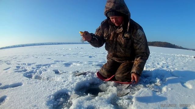 Как быстро привлечь и ловить плотву зимой на не большой глубине. смотреть онлайн