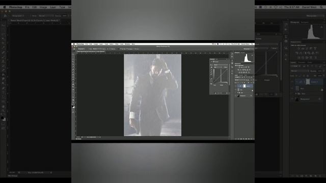 How to create realistic rain in Photoshop, using standard filters and brushes within Photoshop 2020 смотреть онлайн