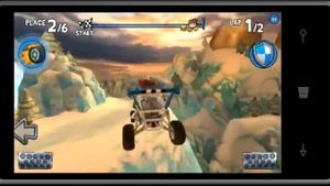 Beach Buggy Racing Fire & Ice Shortcut + 400 meters Long Jump Achievement Earned! Gameplay