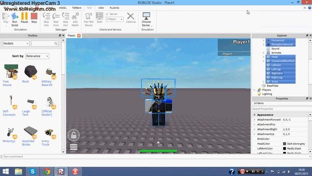 How to make your avatar a model on Roblox! 2015 смотреть онлайн