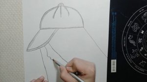 Как нарисовать девушку в кепке легко