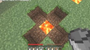 How to Make an INFINITE Lava Source For Minecraft Beta 1.9 Pre Release 5 (EASY!)