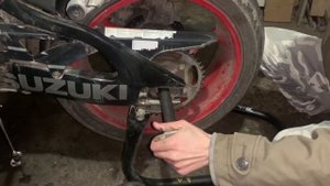 Замена Цепи на Мотоцикле | Замена цепи Suzuki GSXR | Chain replacement SUZUKI GSXR1000
