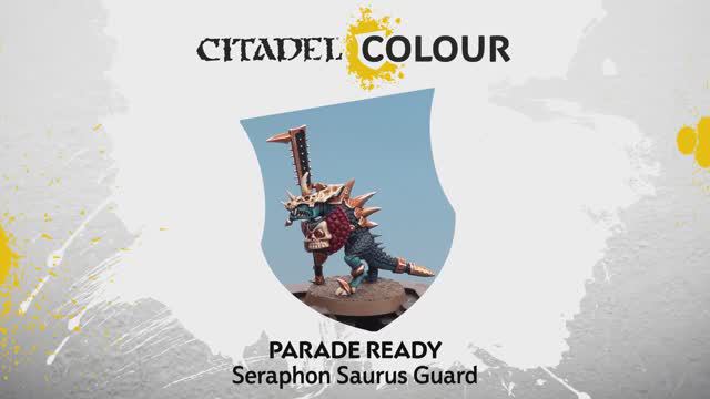 Warhammer 40000 Parade Ready - Seraphon Saurus Guard