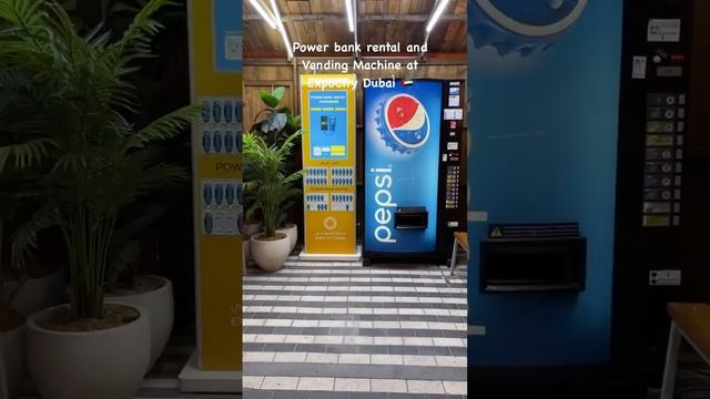 Dubai Travel: Power bank rental and vending machine at Expocity Dubai ?? #shorts #expocitydubai