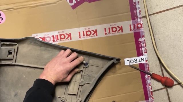 Бюджетная покраска бампера антигравием.