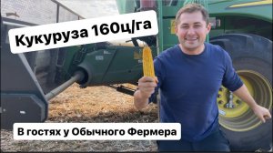 В гостях у Обычного Фермера. Проверяю рекордную урожайность кукурузы.