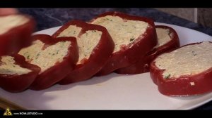 Фаршированный перец "Лодочки" и бонус рецепт с творогом, закуски к праздничному столу