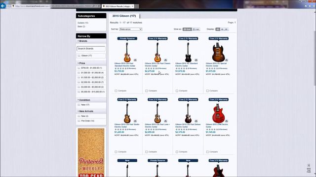 Here's your 2015 gibson lineup officialy !! смотреть онлайн