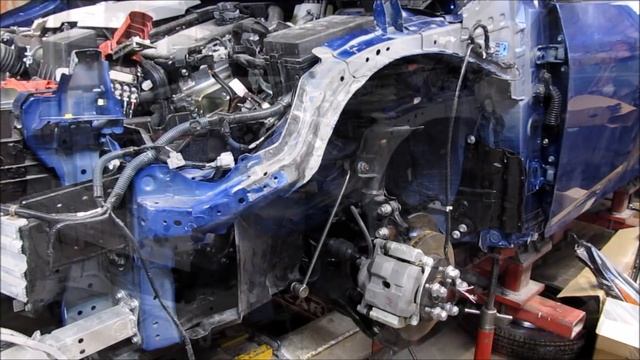 Toyota Prius. Body repair. Ремонт кузова. смотреть онлайн