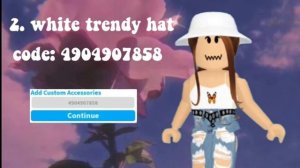 10+ aesthetic bucket hat decal codes for roblox (CODES IN DESC)