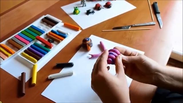 Невероятно! ? Улитка? из пластилина за минуту смотреть онлайн