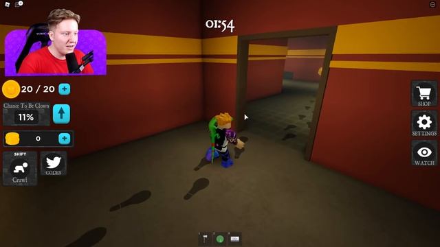 ? ПОБЕГ ОТ РОНАЛЬДА В ROBLOX... смотреть онлайн