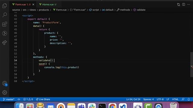 03. Học Vue Js qua project thực tế  - Validate Form Product