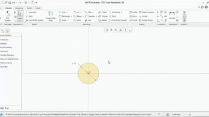 Creo Parametric Sketch Part 4:- How to give dimensions manually in creo parametric