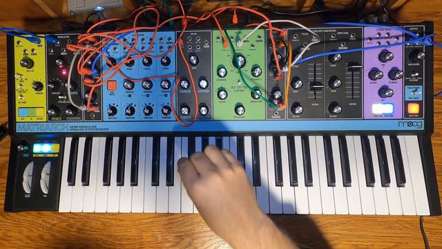 Moog Matriarch Patch - "Crystals" - Stereo Pan & Independent Arpeggiator Generative Pad. смотреть онлайн