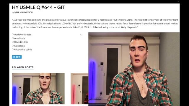 HY USMLE Q #644 – GIT смотреть онлайн