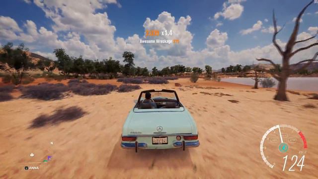 1967 Mercedes-Benz 280 SL - Speed Jump Crash Test - Forza Horizon 3 - 1440p 60fps смотреть онлайн