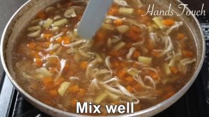 Delicious Chicken Vegetable Soup | How to Make Chicken Soup at Home