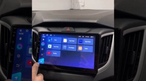 Hyundai Creta 2021 года - вместо маленького штатного ГУ установили 10-дюймовую мультимедиа