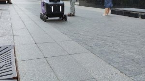 Робот доставщик в Москва сити