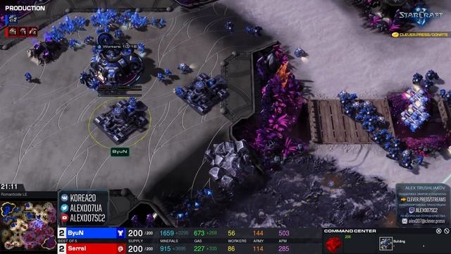 ИГРА ГОДА - 2020: ByuN vs Serral! Легендарный чемпион против лучшего в мире европейского StarCraft смотреть онлайн