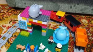 Лего дупло поезда. Моя железная дорога LEGO DUPLO