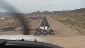 Landing at KHII Lake Havasu Airport, Arizona