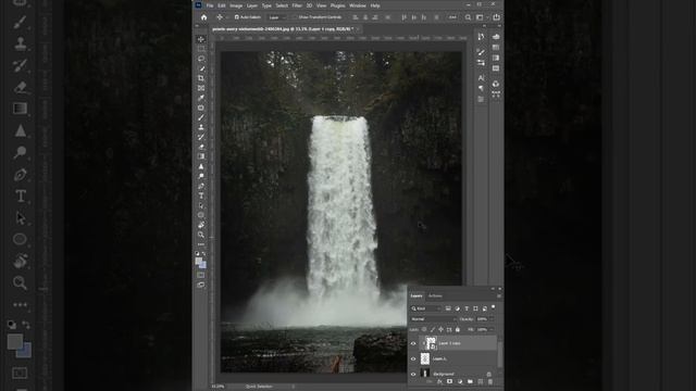 How to do Animation in Photoshop 2022 l 3D Fantasy Waterfall Photo Manipulation Photoshop Tutorial