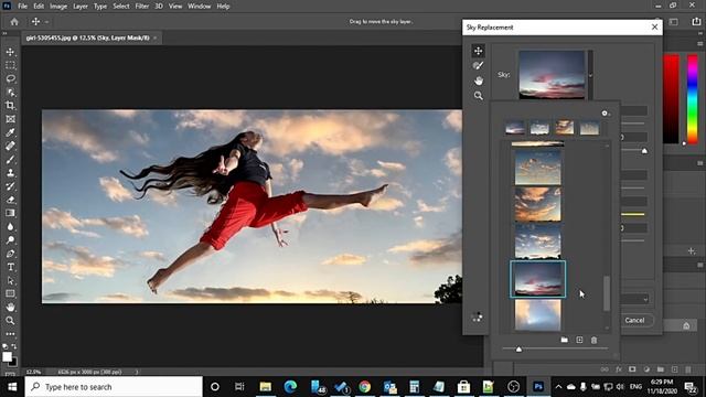 How To Change The Sky in Adobe Photoshop 2021 | Adobe Photoshop Tutorial смотреть онлайн