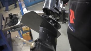Консервация 2Т лодочного мотора в сервисном центре