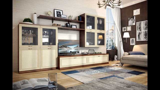 Гостиная Адажио 4.4 купить в Москве, Спб - интернет магазин мебели Ангстрем смотреть онлайн