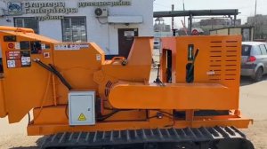 Мобильный измельчитель веток DH-100 на гусеничном ходу