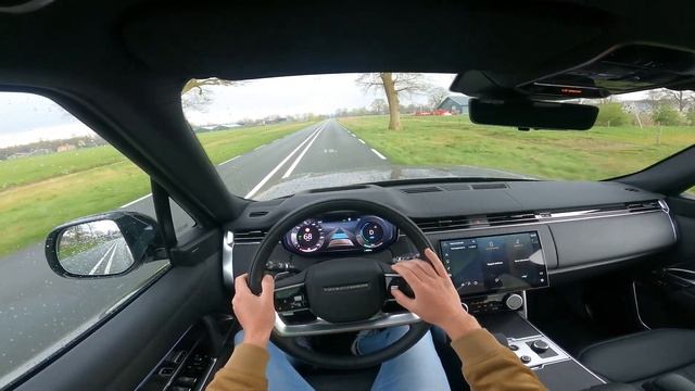 New Range Rover P440e (2023) Test Drive POV + Walkaround, Exterior, Interior смотреть онлайн