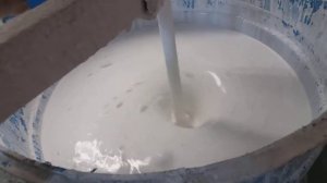 Замес Фасадная краска .