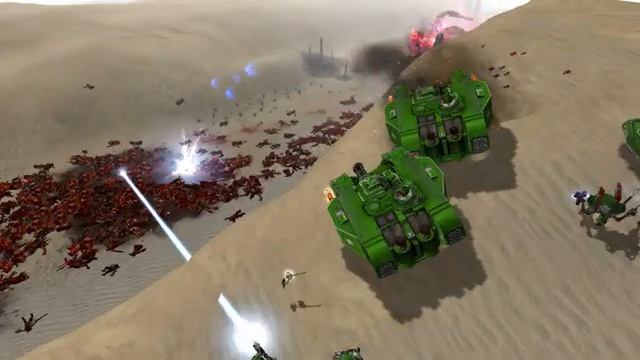 Unification Mod 2021: Survival: Invaders & Imperial Fists vs World Eaters - Dawn Of War: Soulstorm смотреть онлайн