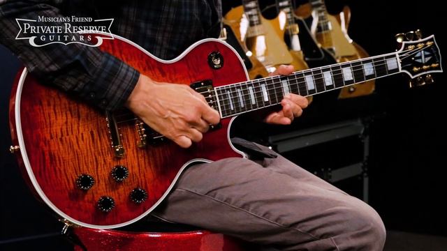 Gibson Custom 2019 Figured Top Les Paul Axcess Custom Electric Guitar смотреть онлайн