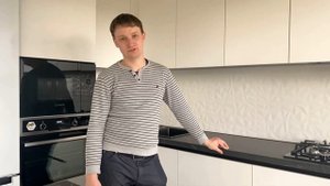 обзор черно белой кухни