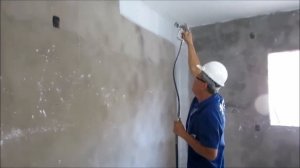 GRACO TEXSPRAY 10 шпатлевка, видео обзор применения Грако Техспрей 10